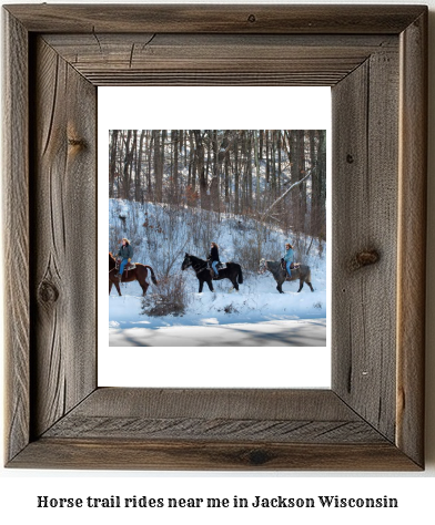 horse trail rides near me in Jackson, Wisconsin